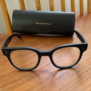 Oliver Peoples Matte Black Afton Eyewear